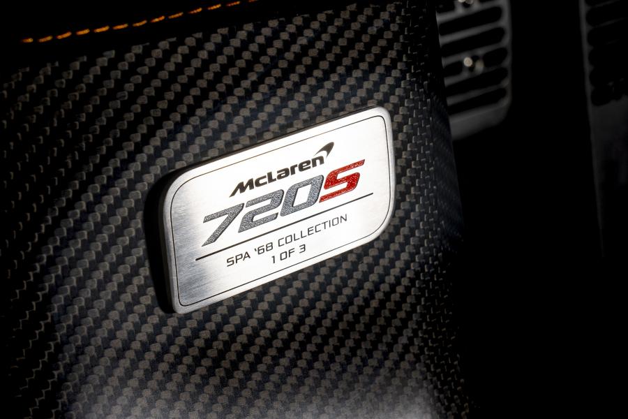 Логотип McLaren MSO 720S Spa '68 Collection 2018 года  (BE) (фото 4 из 8)